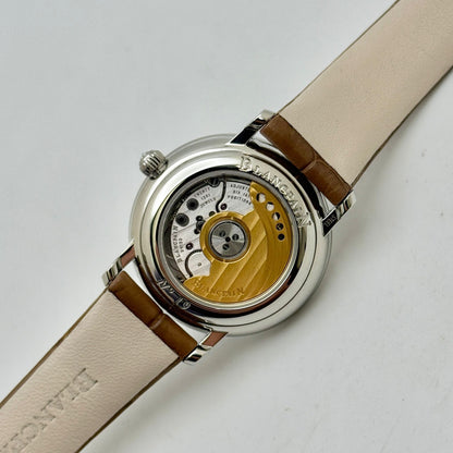Blancpain Villeret Ultraplate Auto 29mm Diamond Bezel Ladies Watch 6104-4654-55A