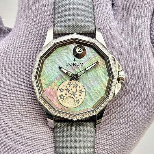 Corum Admirals Cup Legend 38mm MOP Dial Auto Men's Watch 384.101.47/F149 AN01