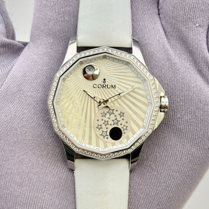 Corum Admirals Cup Legend 38mm White Dial Auto Men's Watch 384.101.47/0F49 AA01