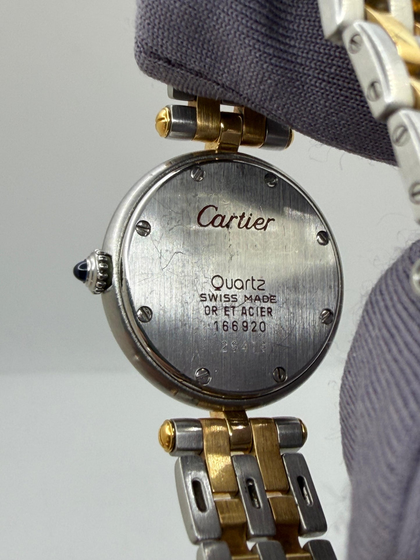 Cartier Panthère 23.5mm Quartz Steel & 18k Gold Ladies Watch 84084242 - 26478
