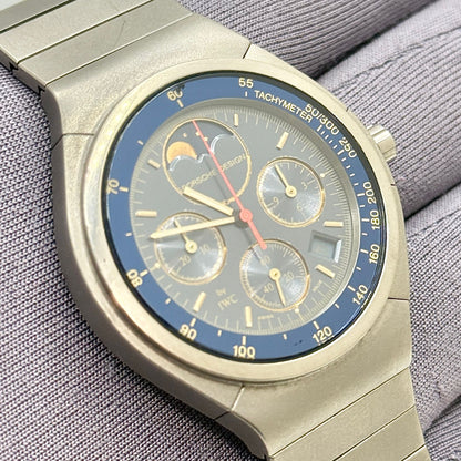 IWC Porsche Design 36mm Quartz Chronograph Moonphase Men's Watch IW3742