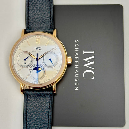 IWC Portofino Perpetual Calendar 40mm 18k Rose Gold Auto Men's Watch IW344602