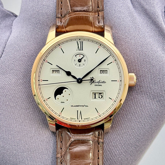 Glashutte Original Senator Excellence Auto 42mm Men's Watch 1-36-02-02-05-61