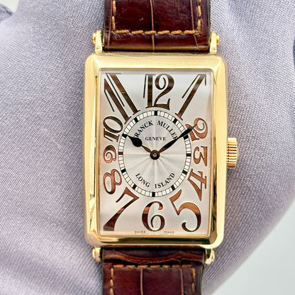 Franck Muller Long Island 32x54mm Automatic 18k Yellow Gold Men's Watch 1200SC
