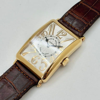 Franck Muller Long Island 32x54mm Automatic 18k Yellow Gold Men's Watch 1200SC