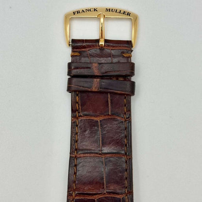 Franck Muller Long Island 32x54mm Automatic 18k Yellow Gold Men's Watch 1200SC
