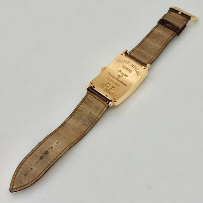 Franck Muller Long Island 32x54mm Automatic 18k Yellow Gold Men's Watch 1200SC