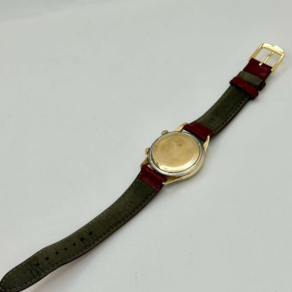 Jaeger LeCoultre Memovox Steel Manual Hand Wind 33mm Alarm Men's Vintage Watch