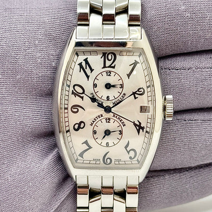 Franck Muller Master Banker 42x32mm Automatic Silver Dial Men's Watch 5850 MB