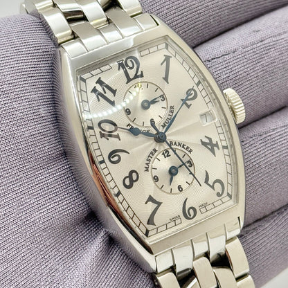 Franck Muller Master Banker 42x32mm Automatic Silver Dial Men's Watch 5850 MB