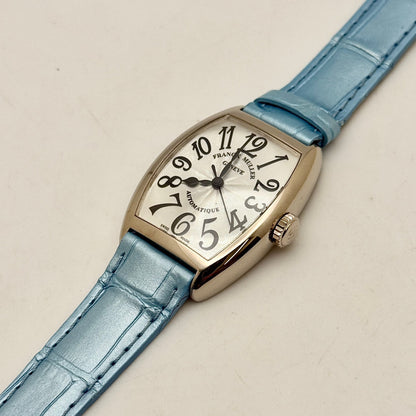 Franck Muller Cintree Curvex 29x39mm 18k White Gold Ladies Watch 7500 SC AT FO