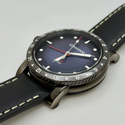 Graham Fortress City GMT 44mm Blue Dial Automatic Men's Watch 2FOBV.U03A