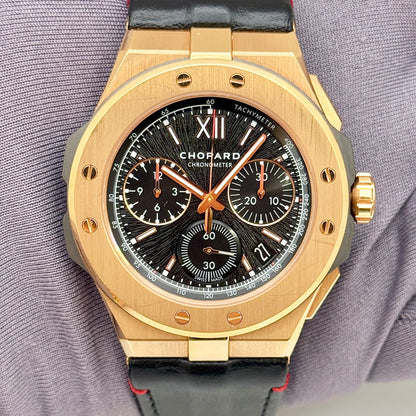 Chopard Alpine Eagle 44mm Automatic Chrono 18k Rose Gold Men's Watch 295387-9001