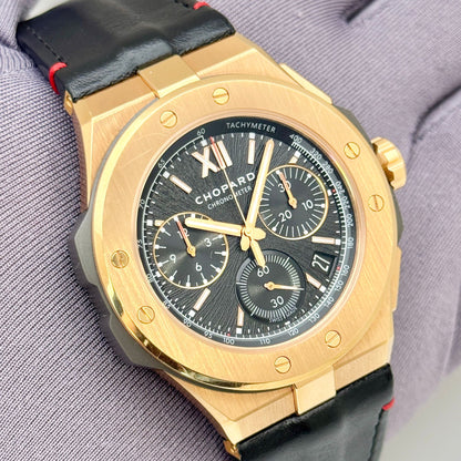 Chopard Alpine Eagle 44mm Automatic Chrono 18k Rose Gold Men's Watch 295387-9001