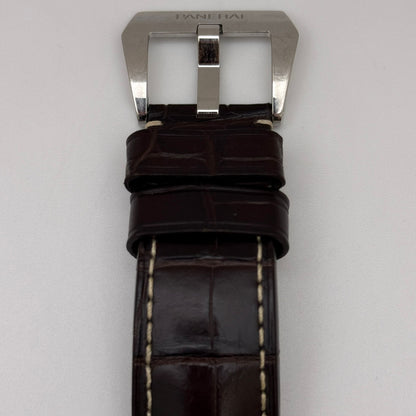 Panerai Luminor Base Manual White Dial 44mm Stainless Steel Men's Watch PAM00114
