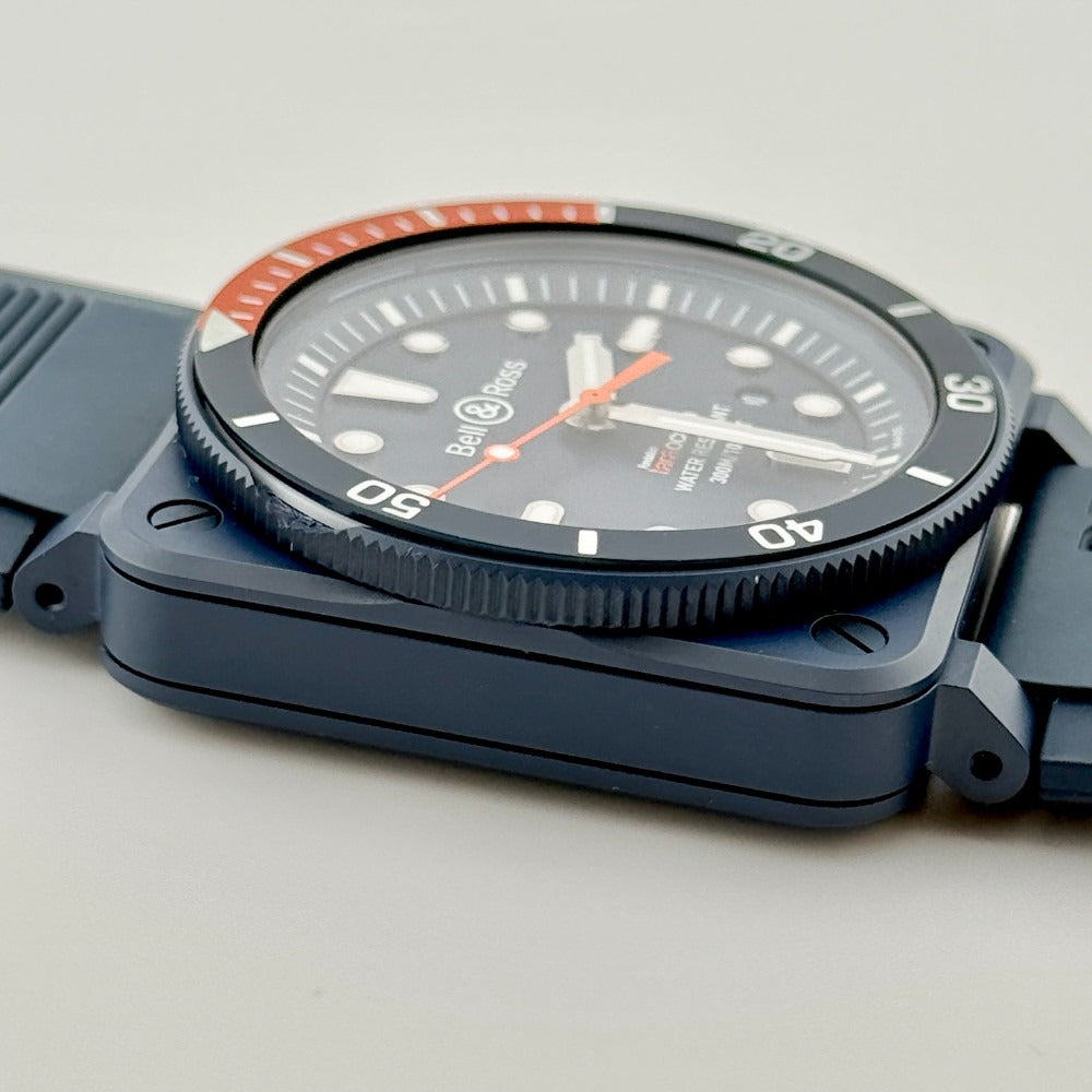 Bell & Ross BR-03 42mm Automatic Blue Dial Men's Watch BR0392-D-TR-CE/SRB