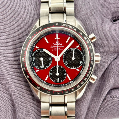 Omega Speedmaster Racing 40mm Red Dial Chrono Men's Watch 326.30.40.50.11.001