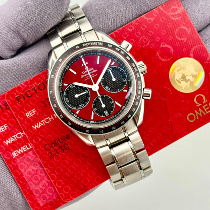 Omega Speedmaster Racing 40mm Red Dial Chrono Men's Watch 326.30.40.50.11.001