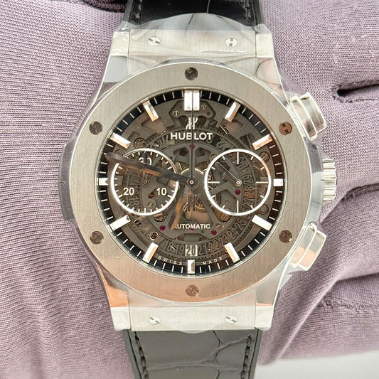 Hublot Classic Fusion Aerofusion Chrono 45mm Ceramic Men's Watch 525.NX.0170.LR