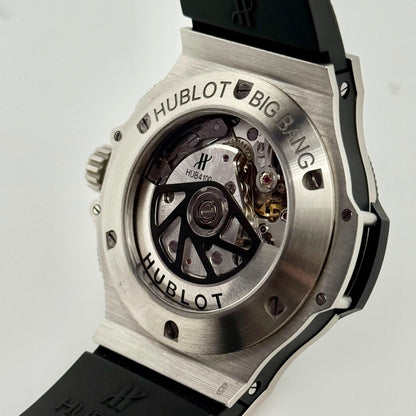 Hublot Big Bang 44mm Automatic Chronograph Black Dial Men's Watch 301.SM.1770.RX