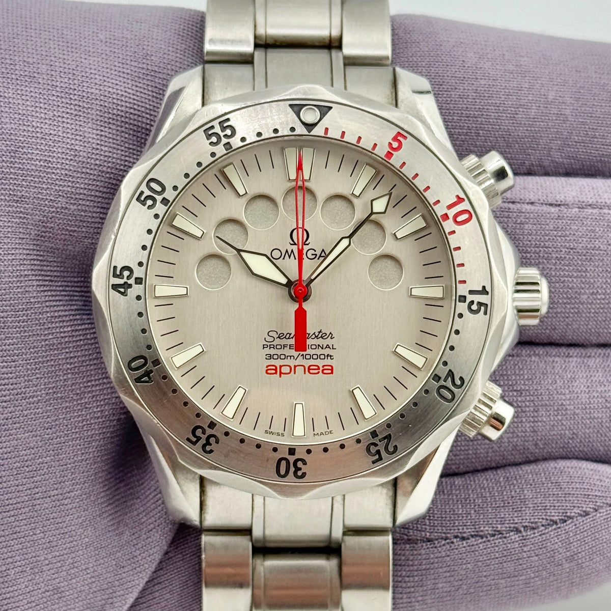 Omega Seamaster Apnea 41.5mm Automatic Chronograph Men's Watch 2595.30.00