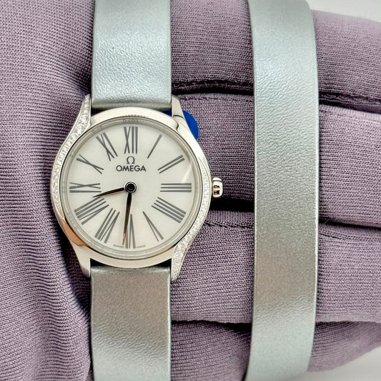 Omega De Ville Mini Tressor 26mm Quartz Ladies Watch 428.17.26.60.04.006