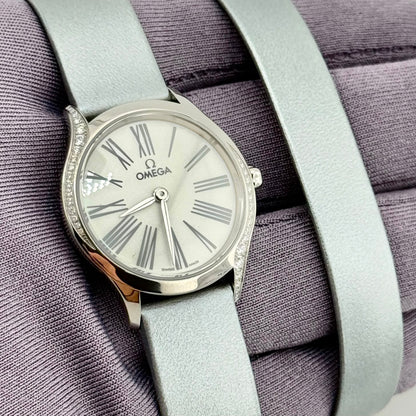 Omega De Ville Mini Tressor 26mm Quartz Ladies Watch 428.17.26.60.04.006