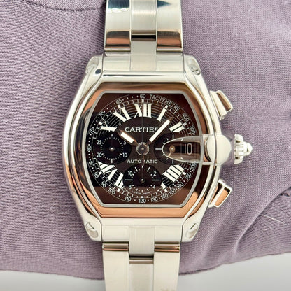 Cartier Roadster XL 43mm Chrono Black Dial Automatic Men's Watch W62007X6-2618
