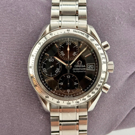 Omega Speedmaster 39mm Automatic Black Dial Chronograph Men's Watch 3513.50.00