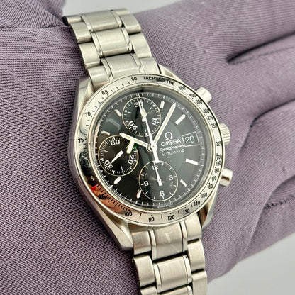 Omega Speedmaster 39mm Automatic Black Dial Chronograph Men's Watch 3513.50.00
