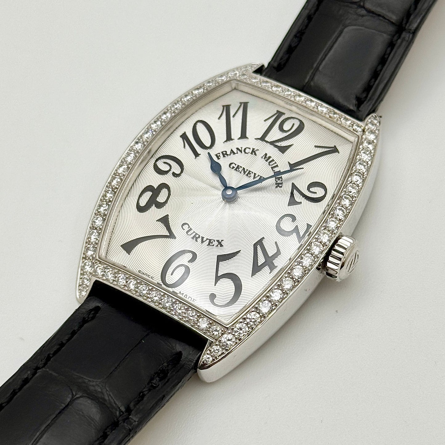 Franck Muller Curvex Quartz 31x36mm Diamond Bezel Ladies Watch 2852 QZ DP