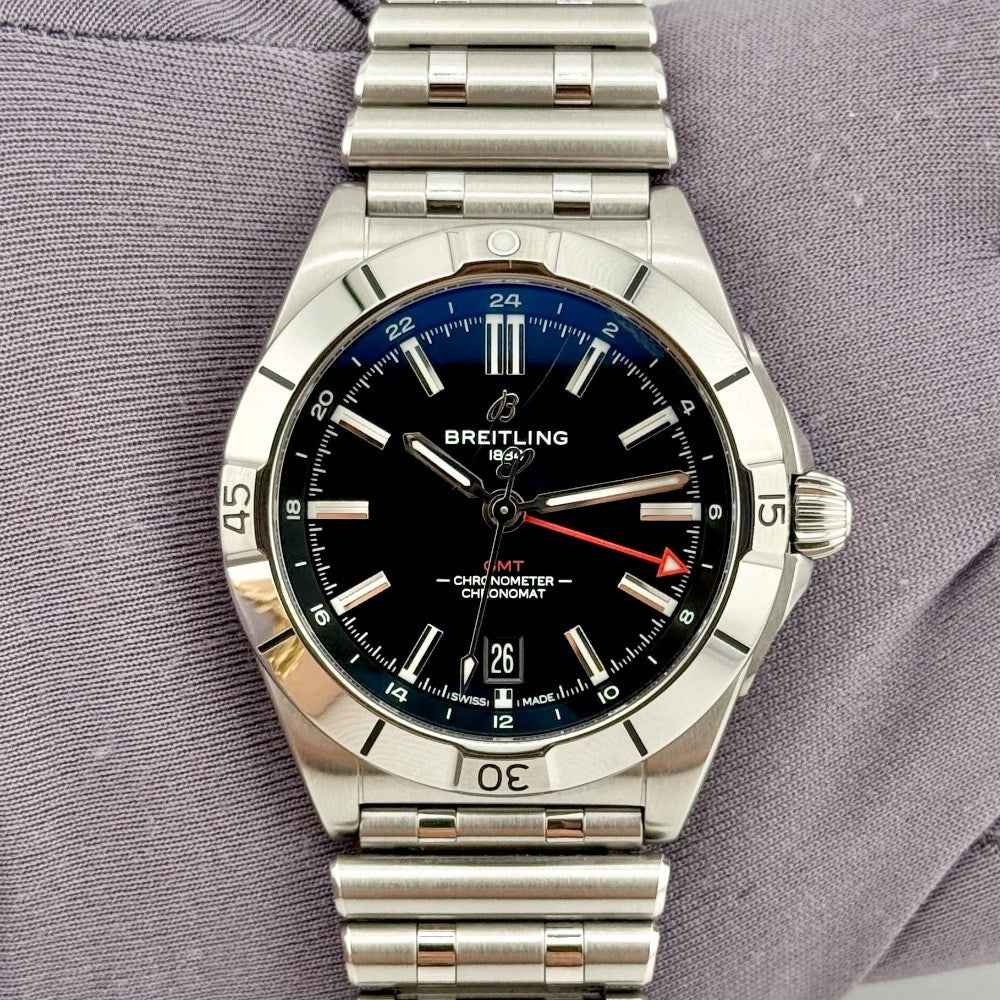 Breitling Chronomat Automatic GMT Stainless Steel 40mm Men's Watch A32398101B1A1
