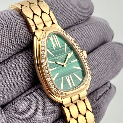 Bvlgari Serpenti Seduttori 33mm 18k Rose Gold  Quartz Ladies Watch 103944