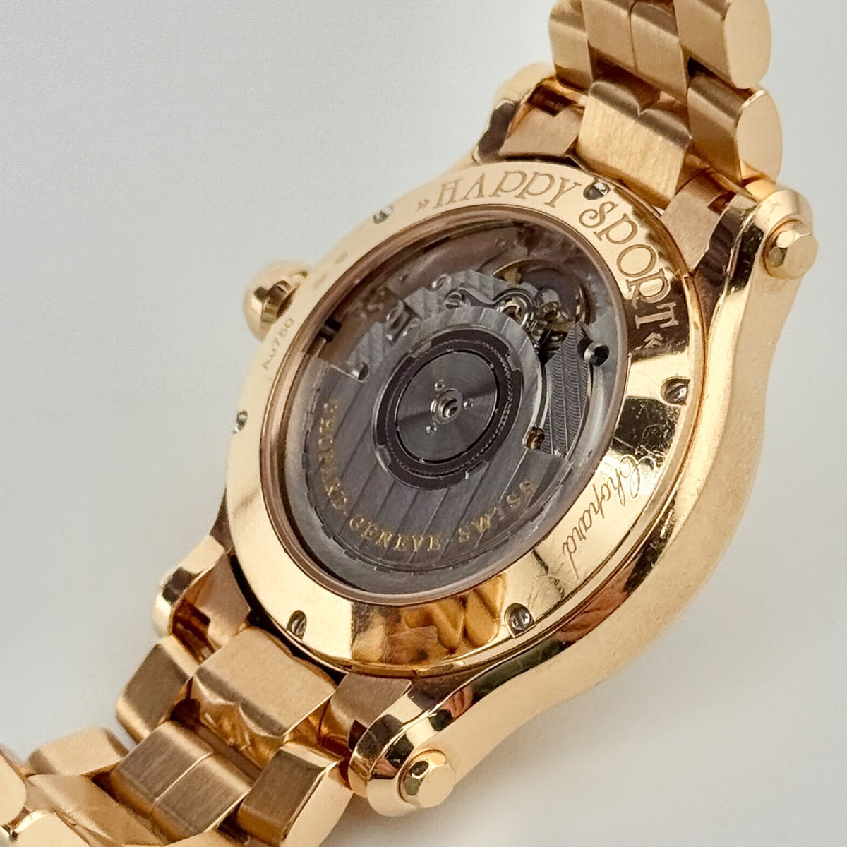 Chopard Happy Sport Automatic 36mm 18k Rose Gold Ladies Watch 27/4808-5002