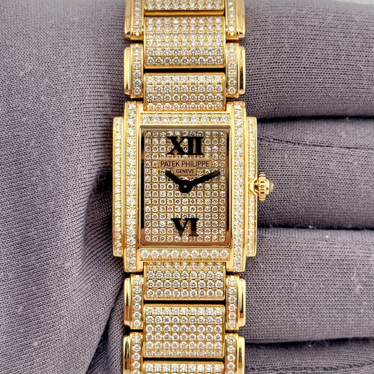 Patek Philippe Twenty~4 22x26mm Manual 18k Rose Gold Ladies Watch 4909/50R-001