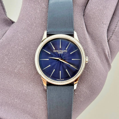 Patek Philippe Calatrava 18k White Gold Auto 35mm Ladies Watch 4997/200G-001