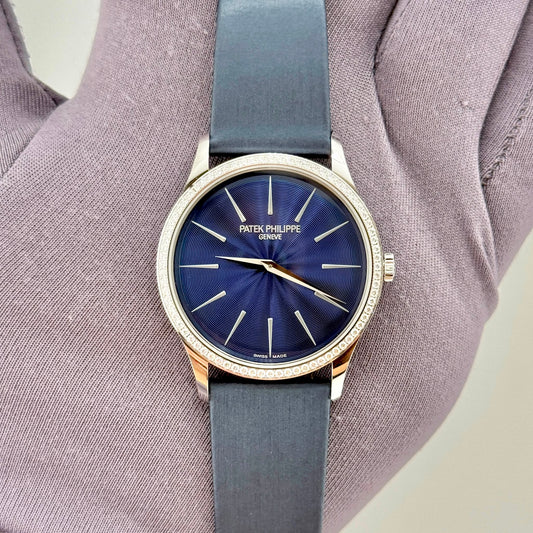 Patek Philippe Calatrava 18k White Gold Auto 35mm Ladies Watch 4997/200G-001