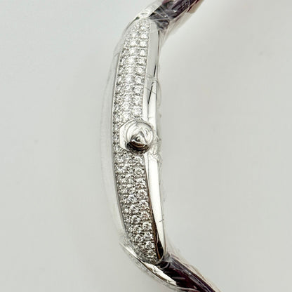 Franck Muller Cintree Curvex 31mm 18k White Gold Ladies Watch 2852 SC Relief HJ