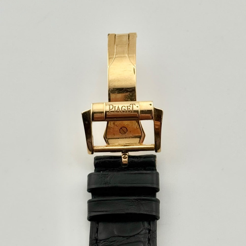 Piaget Grande Polo 18k Yellow Gold Gray Dial 42.5mm Automatic Men's Watch P10384