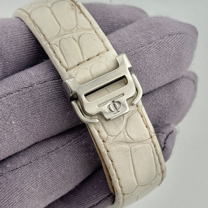 Baume & Mercier Capeland Steel 36mm Quartz Diamond Bezel Ladies Watch 65435