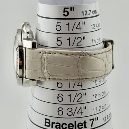 Baume & Mercier Capeland Steel 36mm Quartz Diamond Bezel Ladies Watch 65435