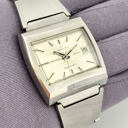 Zenith Respirator Automatic 36mm Stainless Steel Vintage Men's Watch 28800