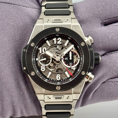 Hublot Big Bang Unico Chronograph 45mm Titanium Men's Watch 411.NM.1170.NM