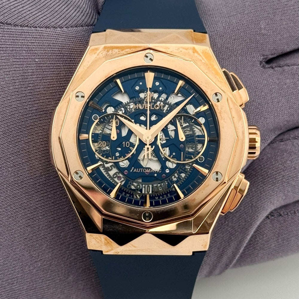 Hublot Classic Fusion Auto 45mm 18k Rose Gold Men's Watch 525.OX.5180.RX.ORL21