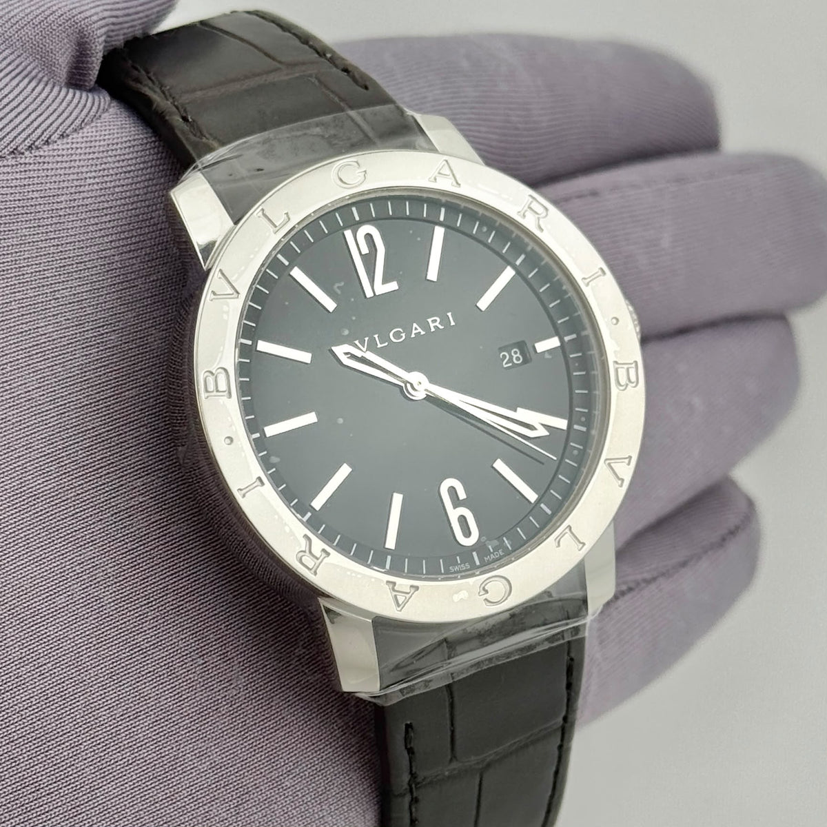 Bvlgari Solotempo 101867 dial close-up