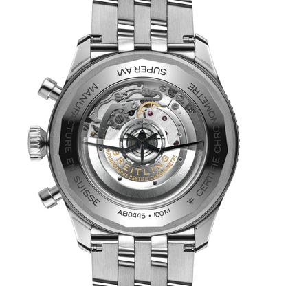 Breitling Super Avi Chronograph GMT 46mm Automatic Men's Watch AB04451A1C1A1