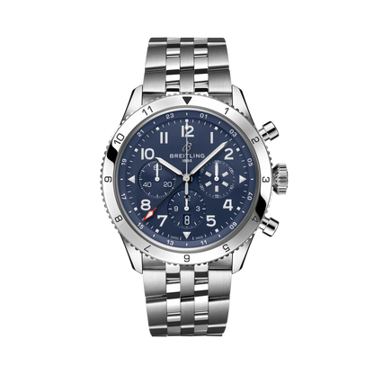 Breitling Super Avi Chronograph GMT 46mm Automatic Men's Watch AB04451A1C1A1