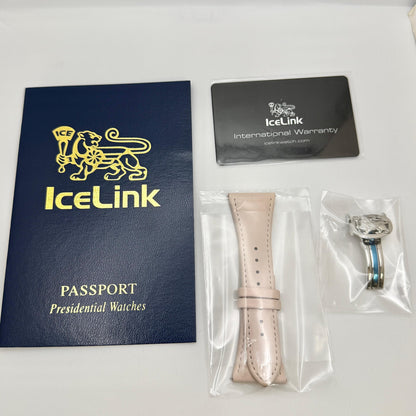 IceLink Senator Six Time Zone 33X54mm Quartz Unisex Steel Watch 10SML10SMA