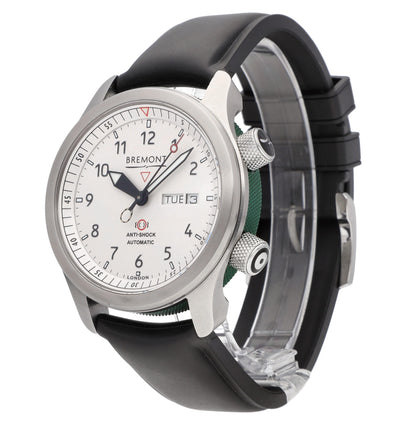 Bremont Martin Baker II White Dial Green Barrel 43mm Men’s Watch MBII-WH-GN-S