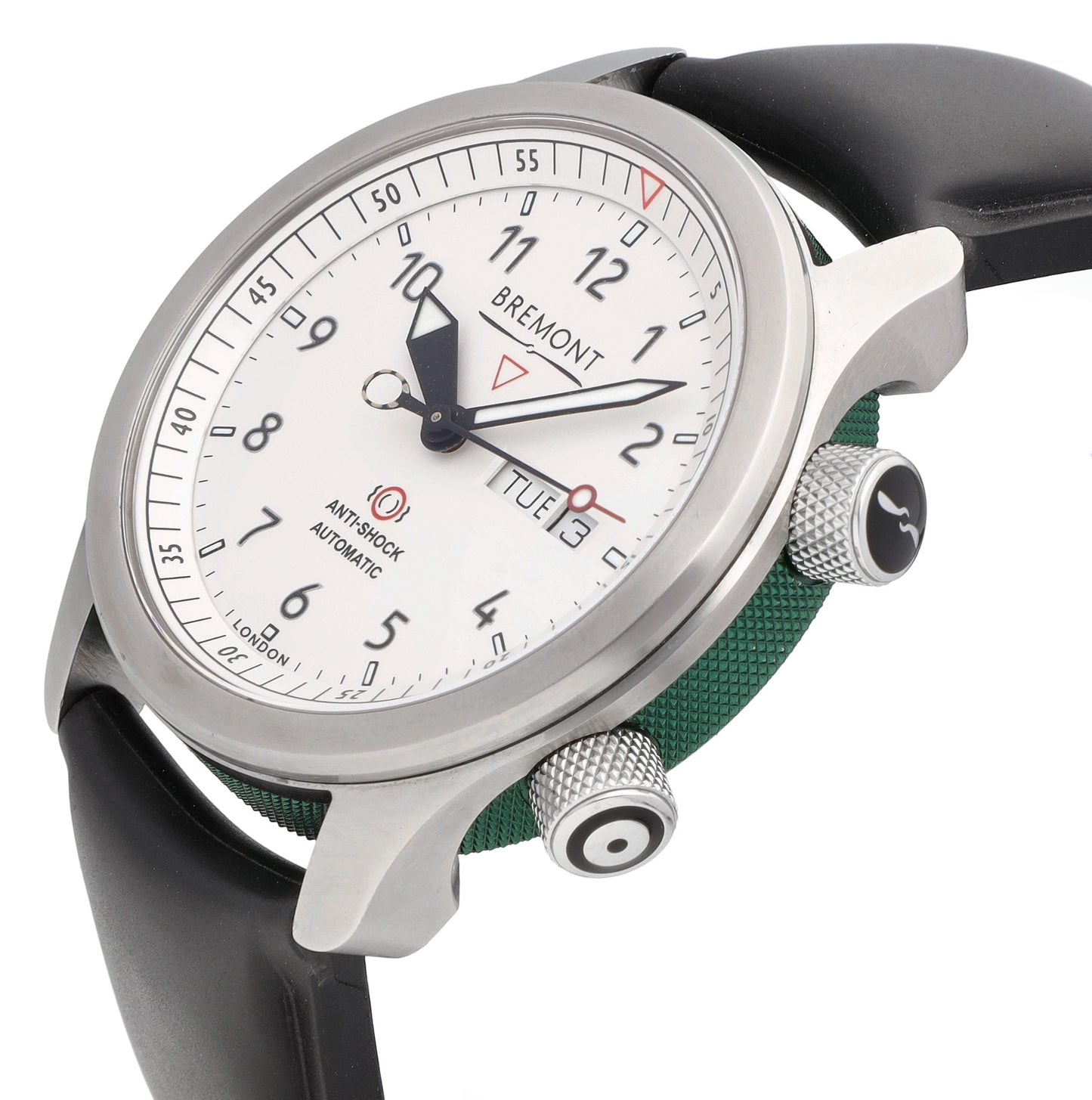 Bremont Martin Baker II White Dial Green Barrel 43mm Men’s Watch MBII-WH-GN-S